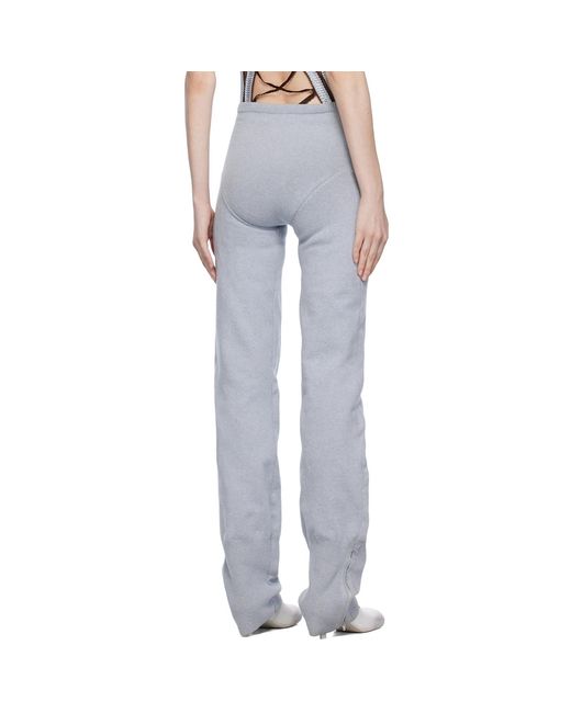 Sinéad O'Dwyer Black Ribbed Lounge Pants
