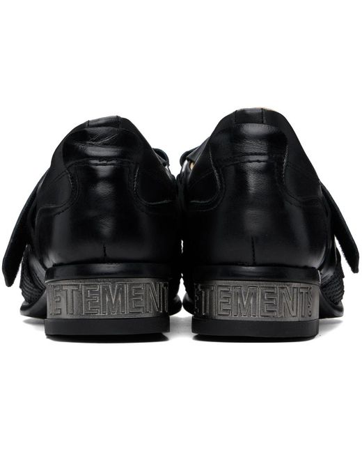 Vetements Black New Rock Edition Blade Loafers for men