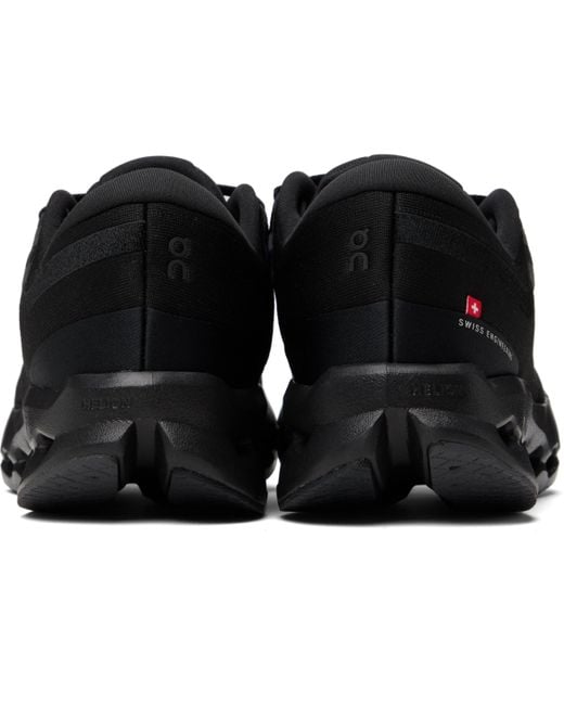 On Shoes Black Cloudsurfer 2 Sneakers for men