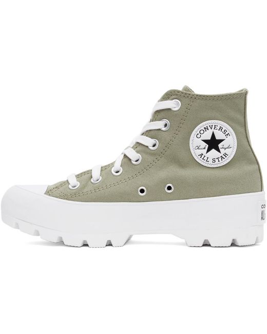 tan lugged converse
