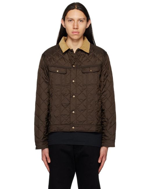 Noah Quilted Trucker Jacket in Black for Men | Lyst Canada