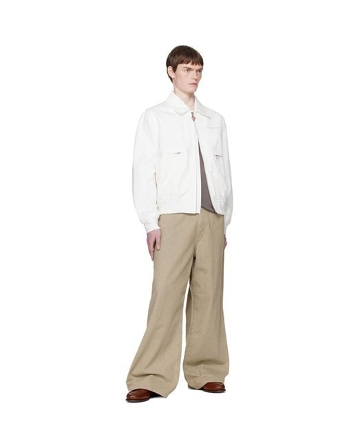 Casablanca White Monogram Jacket for men