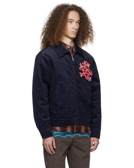 ICECREAM Blue Patch Jacket for men