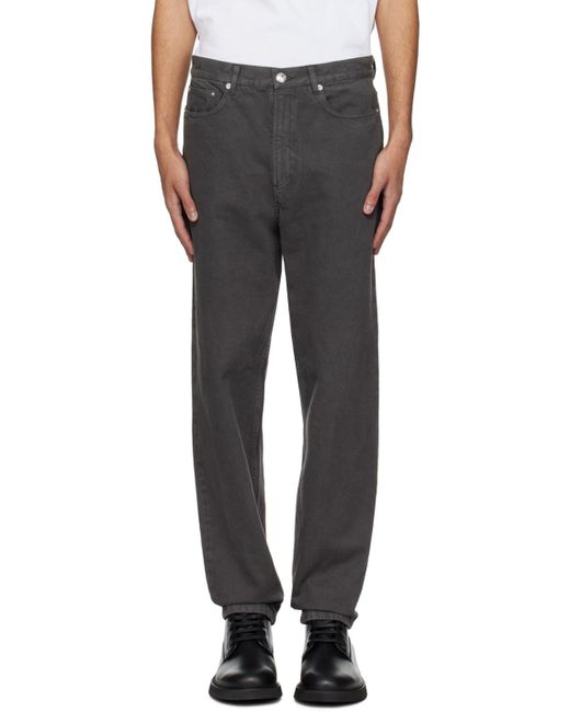 A.P.C. Black . Gray Martin Jeans for men