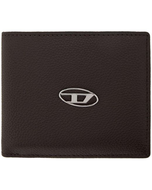 DIESEL Brown Hiresh S.ii Wallet in Black for Men | Lyst