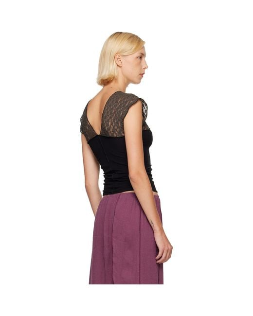 Baserange Purple Ssense Exclusive & Taupe Nehru Top