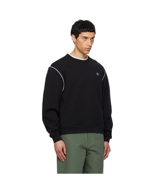 KENZO Black Paris 'Boke Flower 2.0' Embroidered Sweatshirt for men
