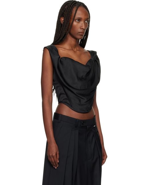 Vivienne Westwood Black Sunday Corset Top