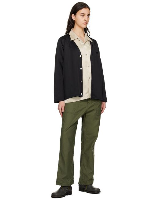 Needles Green Fatigue Trousers