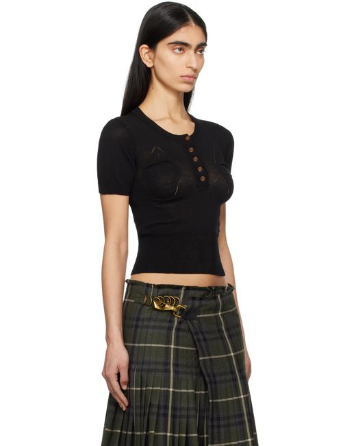 Vivienne Westwood Tit Top in Black | Lyst