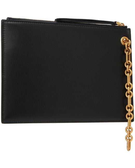 Balmain Black Pulse Zipped Pouch