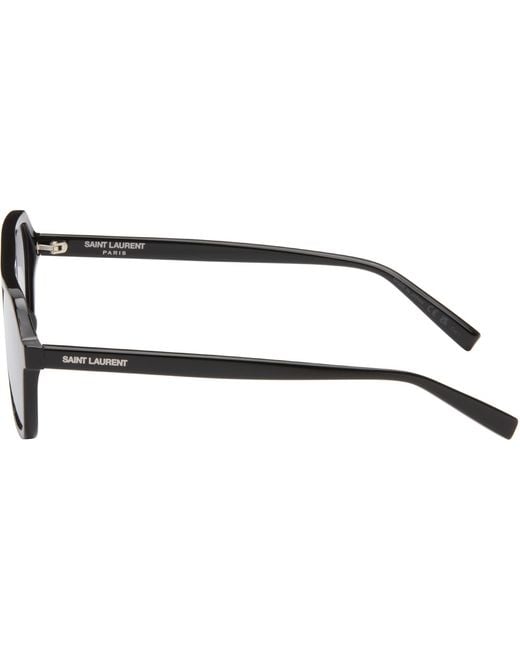 Saint Laurent Black Sl 905 Light-Tint Sunglasses