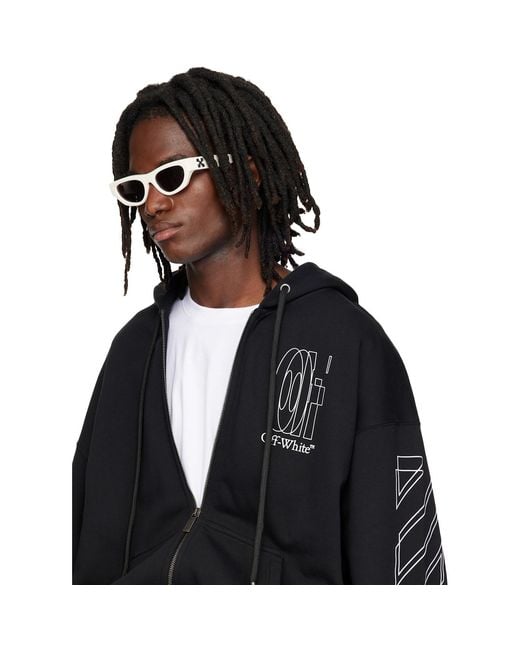 Off-White c/o Virgil Abloh Gray Honolulu Sunglasses for men