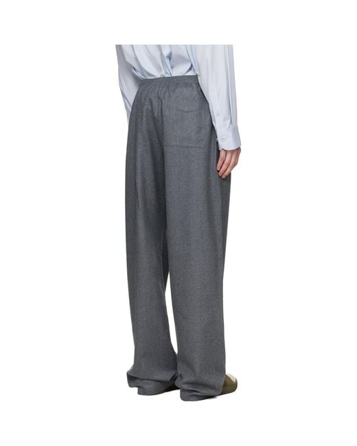 Lanvin Gray Pyjama Trousers for men