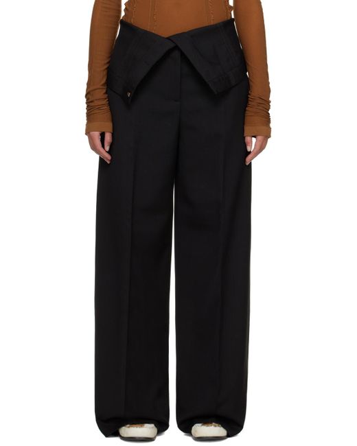 Acne Black Tailored Trousers