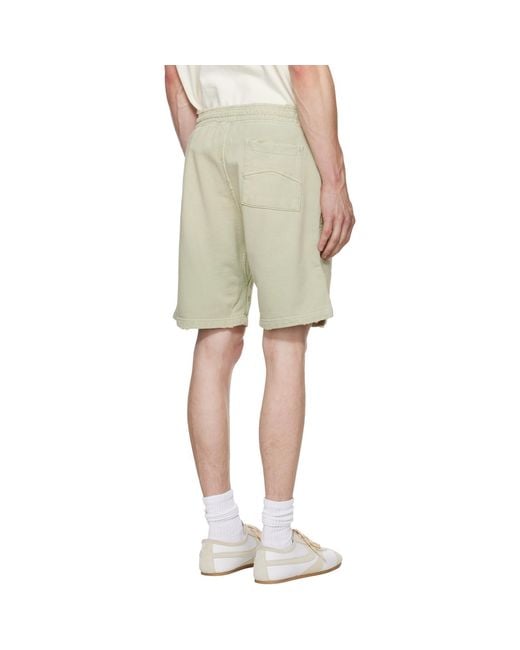 Rhude Natural Classique Sweat Shorts for men