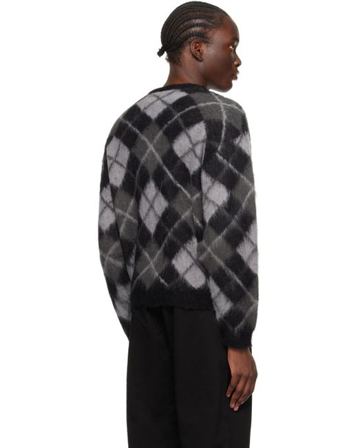 Neighborhood Black Brushed Sweater for men