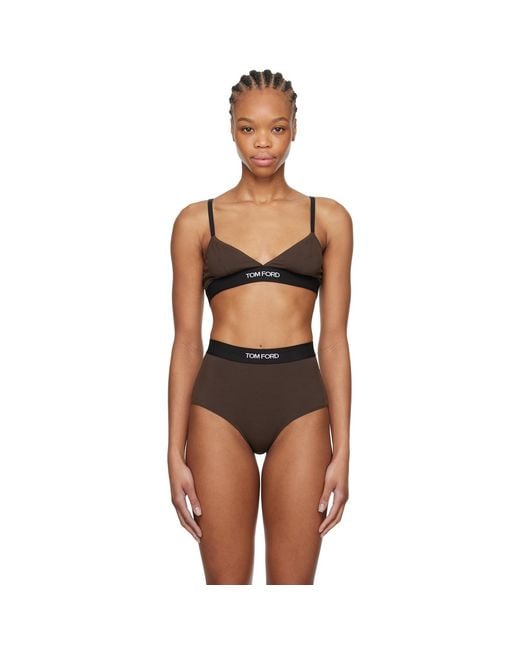 Tom Ford Black Modal Signature Bra