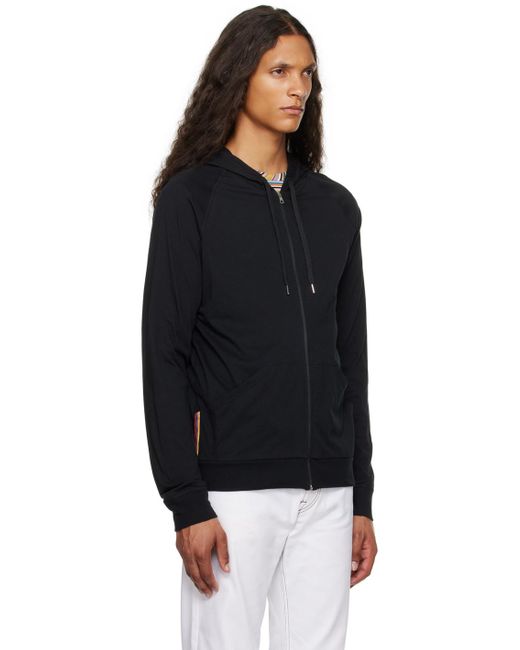 Paul Smith Black Striped Hoodie for men