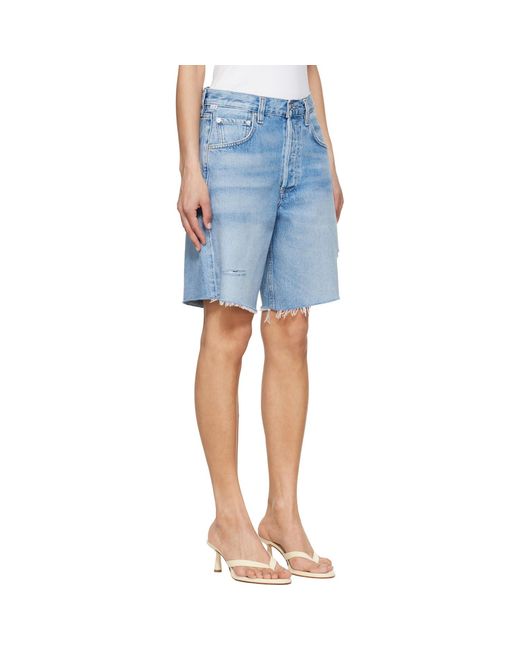 Citizens of Humanity Blue Ayla Shorts