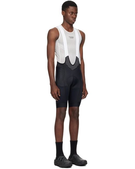 Pas Normal Studios Black Mechanism Bib Shorts for men