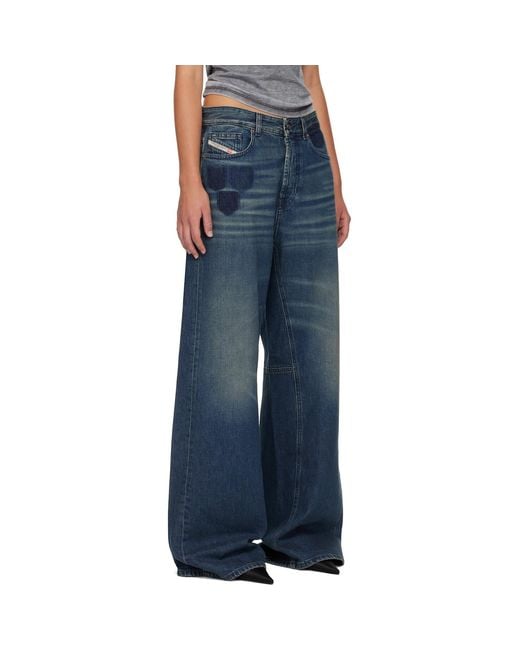DIESEL Blue Relaxed Low Waist 1996 D-Sire Jeans