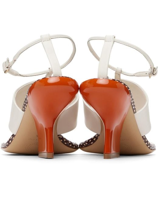 Dries Van Noten Black Leather Heeled Sandals