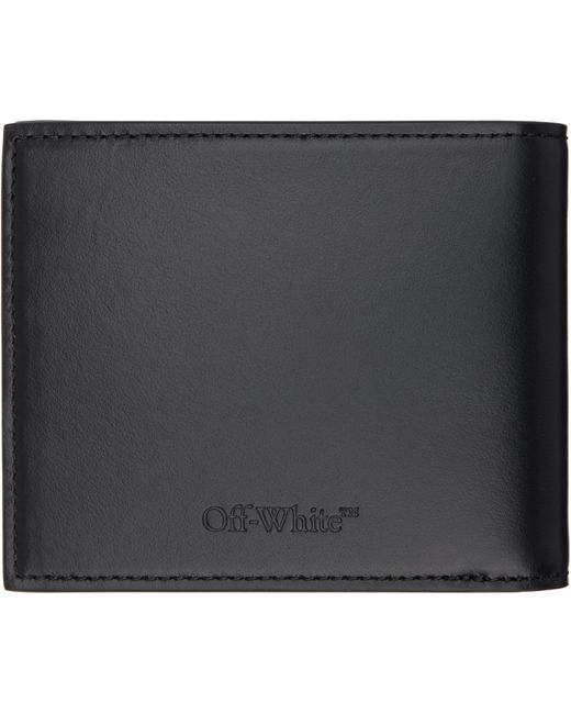 Off-White c/o Virgil Abloh Black Jitney Quote Bifold Wallet for men