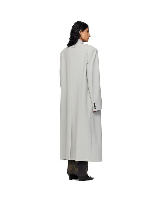 Jean Paul Gaultier Black Double Layer Body Detail Coat