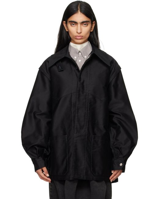Maison Margiela コットン チョアジャケット Black