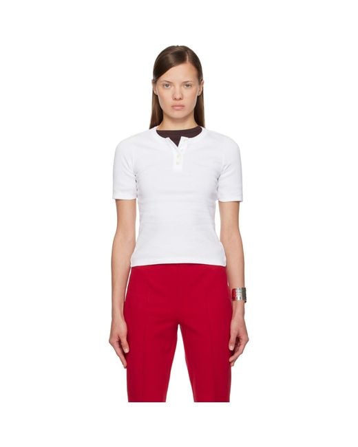 Flore Flore Red Jess Henley