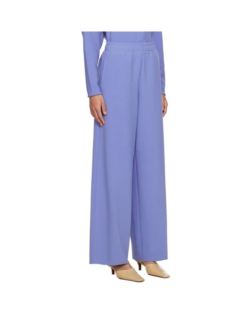 Birrot Blue Drawstring Trousers