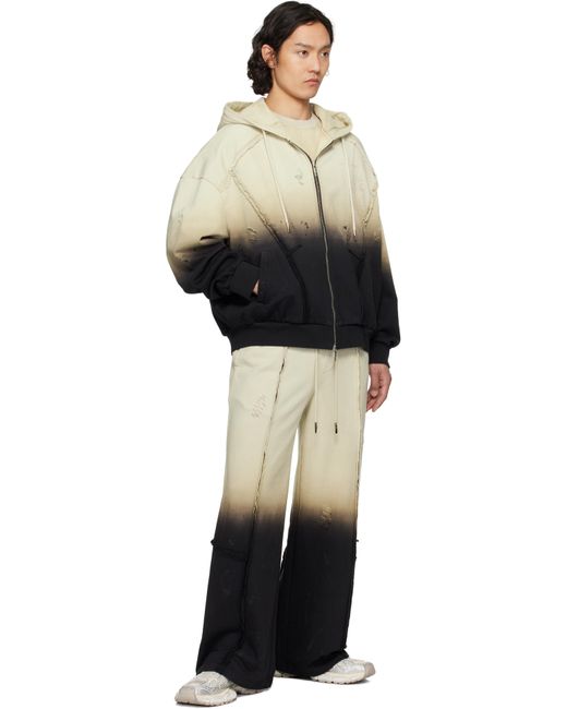 Pantalon De Survêtement Et Noir À Effet Dégradé Feng Chen Wang pour homme en coloris Multicolor