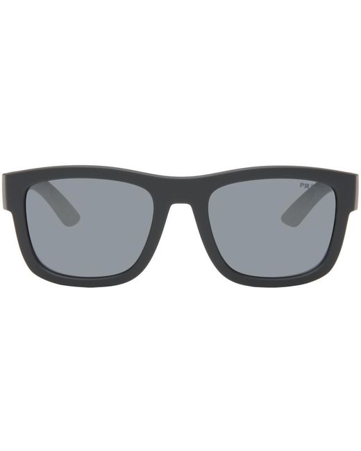 Prada Black Linea Rossa Active Sunglasses for men
