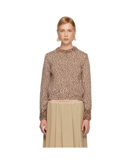Moncler Multicolor Mouliné Wool Sweater