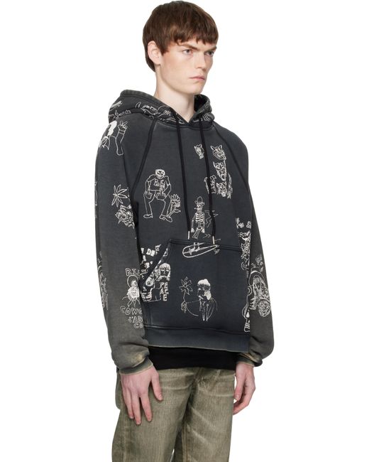 Pull À Capuche Thompson Noir À Images À Logo Cout de la Liberte pour homme en coloris Black