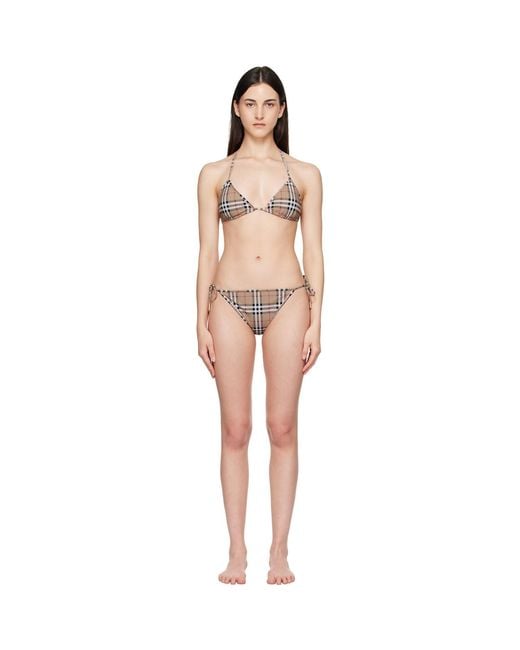 Burberry Natural Check Bikini