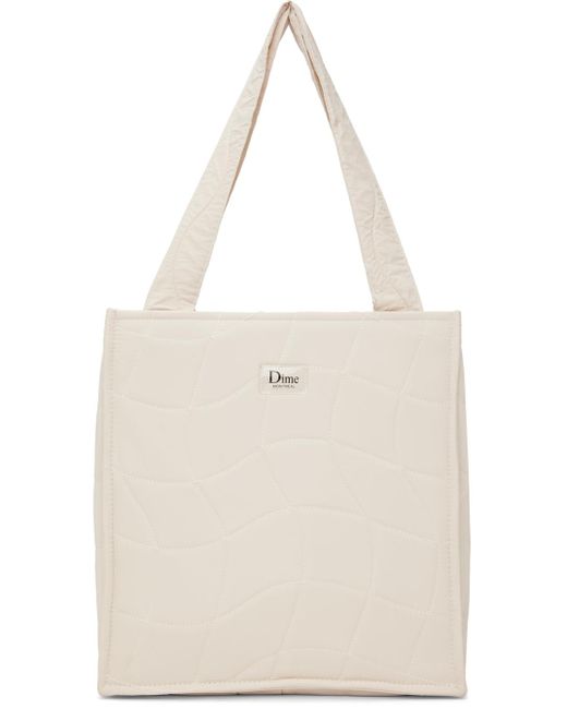 Dime Natural Quilted Tote for men