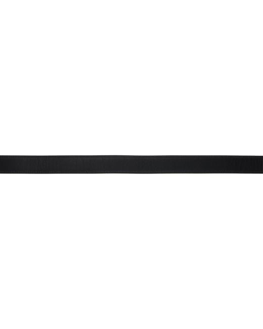 Bottega Veneta Black Intreccio Loop Belt
