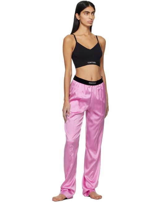 Tom Ford Pink Elasticized Pyjama Pants