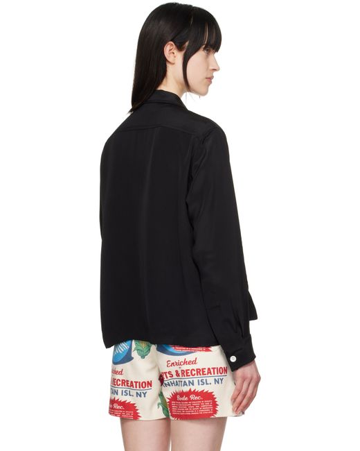 Bode ブラック Garland リボン シャツ Black