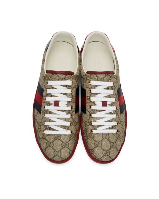 gucci ace supreme trainers