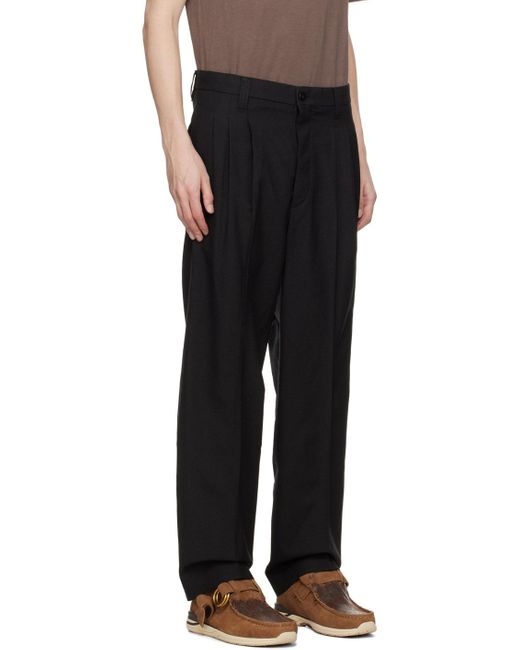 Visvim Black Mccloud Trousers for men