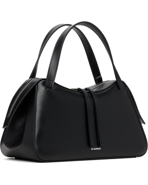 Jil Sander Black Small Dune Bag