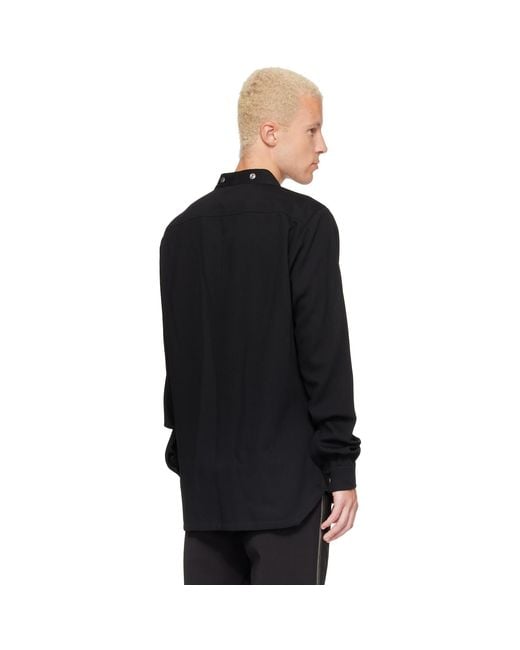 Rick Owens Black Tower Larry Fogpocket Shirt for men