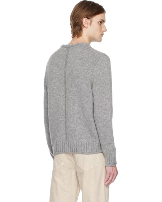 The Row Black Gray Benji Sweater for men