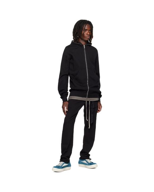 Rick Owens Black Tower Hoodie for men