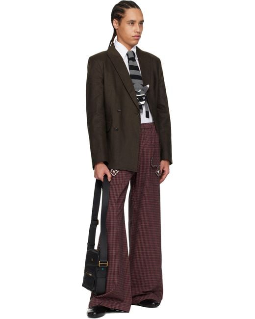 メンズ Vivienne Westwood ブラック スモール Jackson クロスボディ サッチェル Black