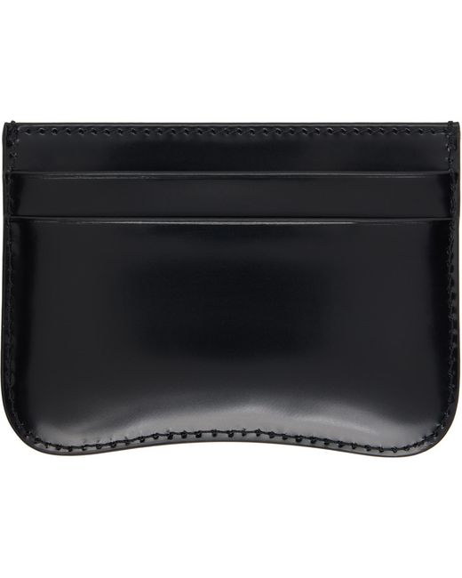 AMI Black Paris Paris Card Holder