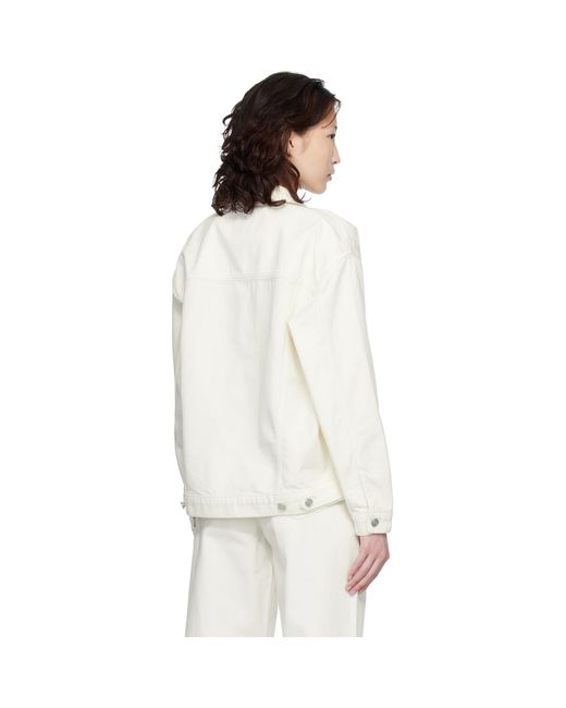 Anine Bing White Off- Rory Denim Jacket